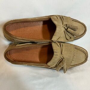 Johnston & Murphy Tan Leather Moccassin Loafers - NOS New - Size 8.5